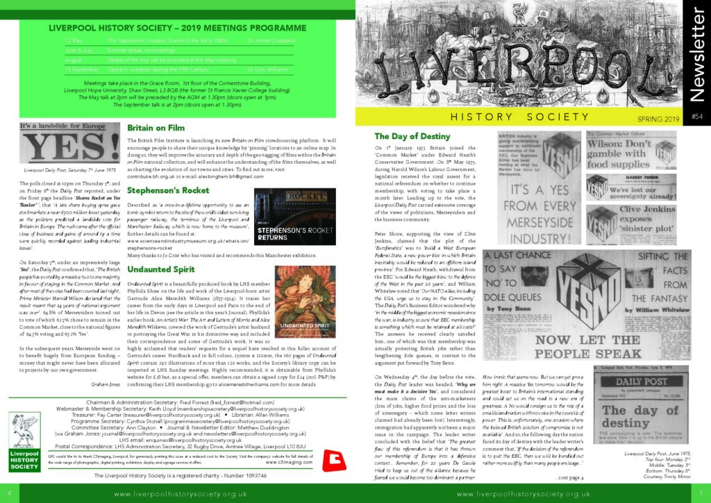 thumbnail of LHS-54-Newsletter-April-2019